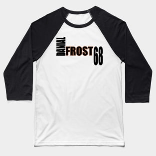 Danial Frost '23 black text Baseball T-Shirt